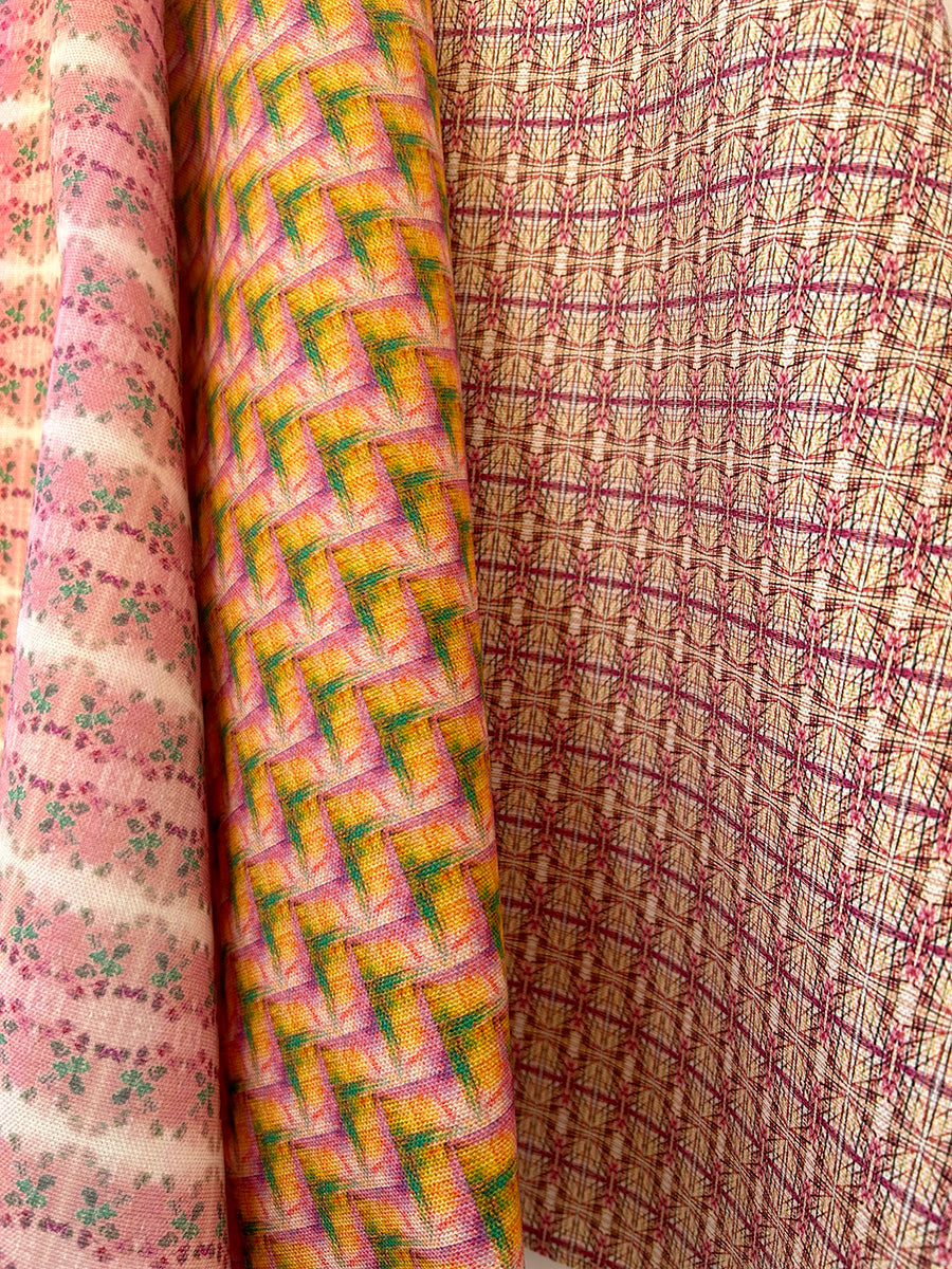 A Luxurious artist-designed tea towel in vibrant pink, crafted from 100% organically sourced cotton. Digitally printed and handmade in the UK, packaged plastic-free with a stylish paper belly band.