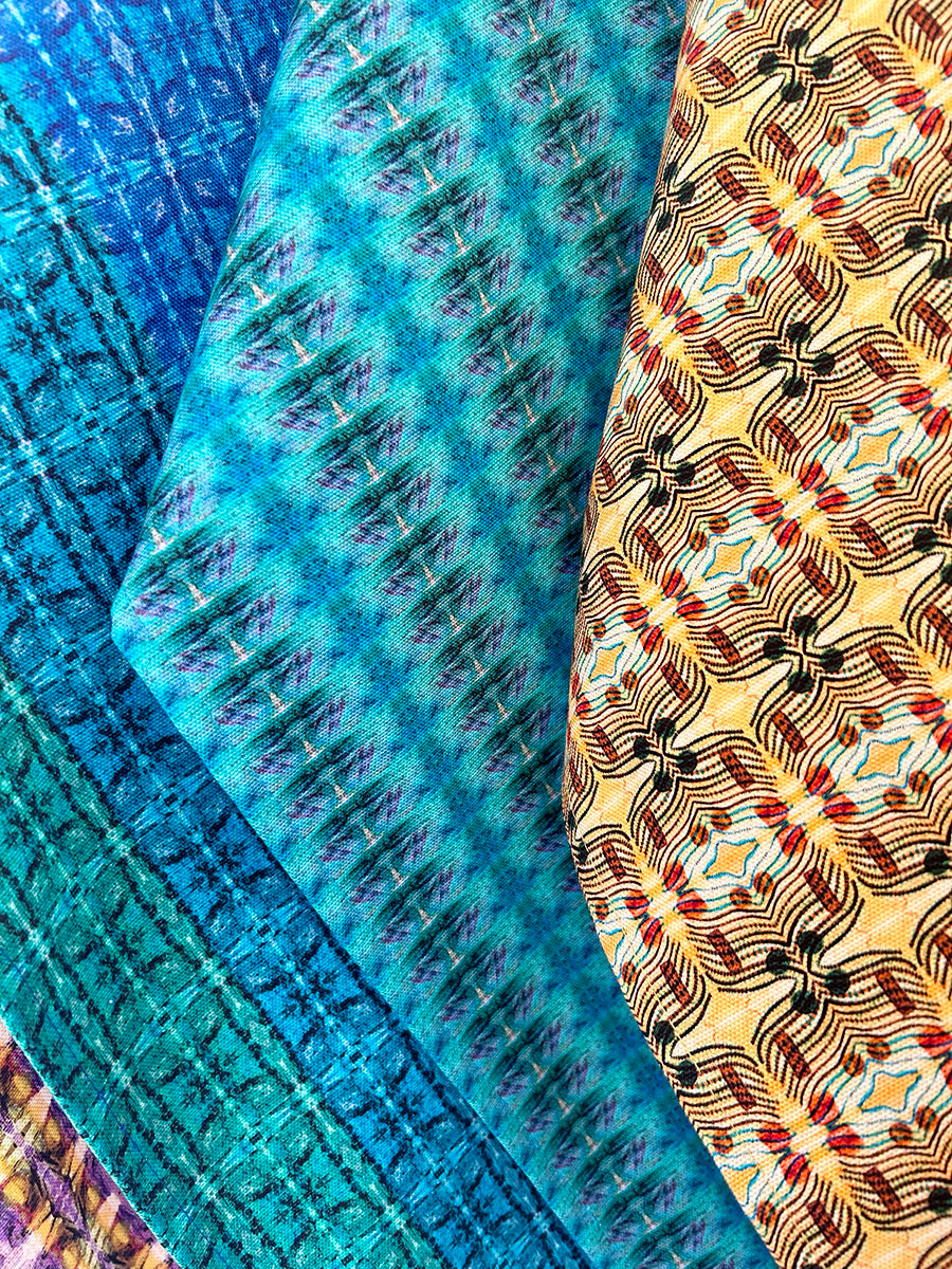 Sea and Sky Tea Towel in turquoise, a curated and sustainable design crafted from premium organic cotton. Timeless, vibrant, and of exceptional quality.