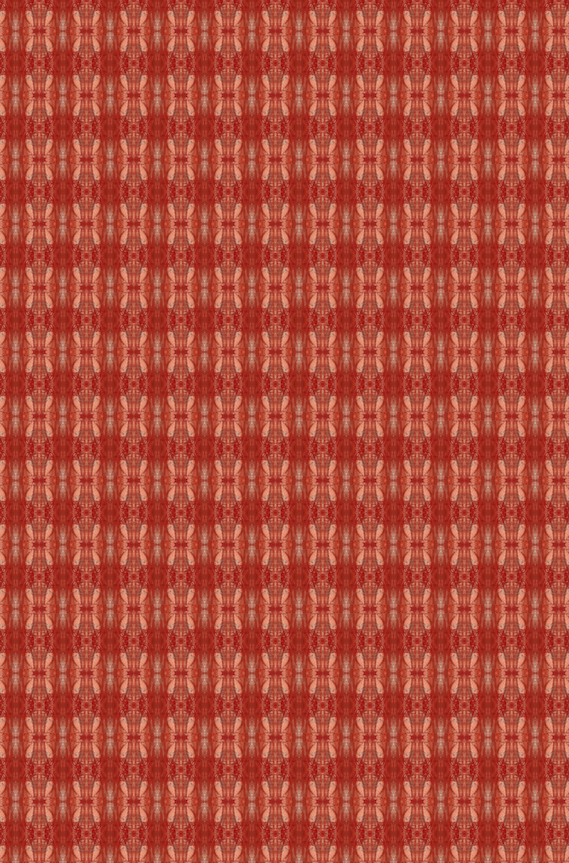 Close-up of the vibrant Red Dandelions Tea Towel digitally printed on 100% organic cotton.