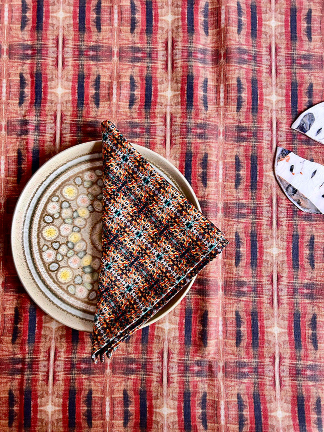 Luxurious Hedgerow Napkins, sustainably crafted and digitally printed in the UK, blending practicality and timeless elegance for every table setting.