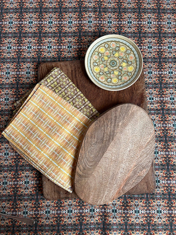 Premium Light Cotton Tea Towels with soft pastel colours, digitally printed on 100% organic cotton, offering a timeless blend of style and functionality.